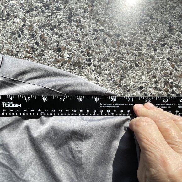 Perry Ellis Dress Shirt Mens XL Cotton‎ Gray Casual Preppy No Pocket Going Out - Picture 8 of 11